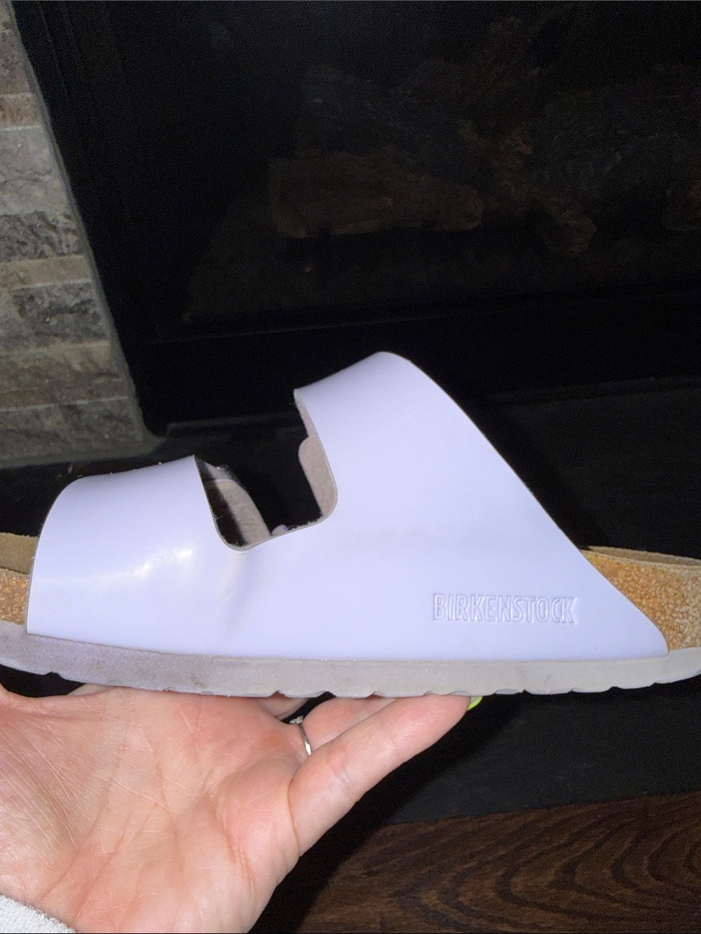 Birkenstock Kids Arizona Sandals in Light Lavender Purple Fog 36 - Picture 9 of 11